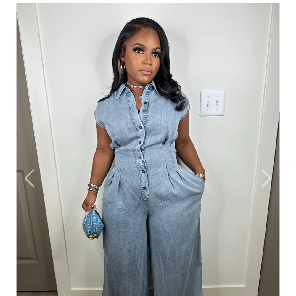 Stylish Denim Jumpsuit